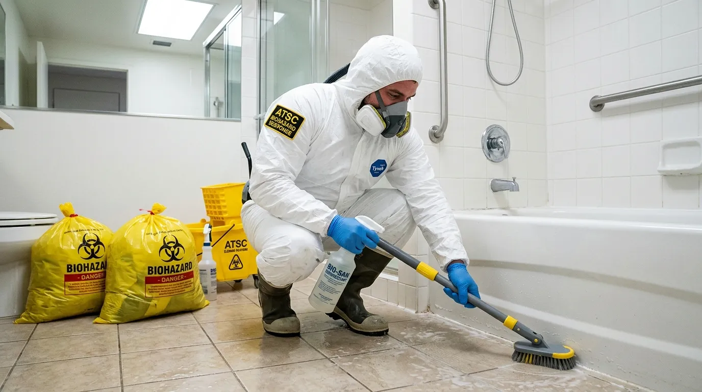 Decontamination equipment deployed for Blood Cleanup in Verona